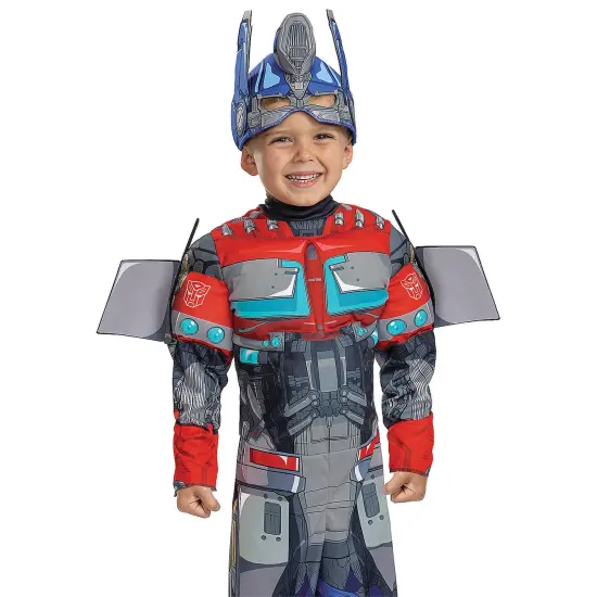 Toddler Classic Muscle Transformers Optimus Prime T7 Costume {3}