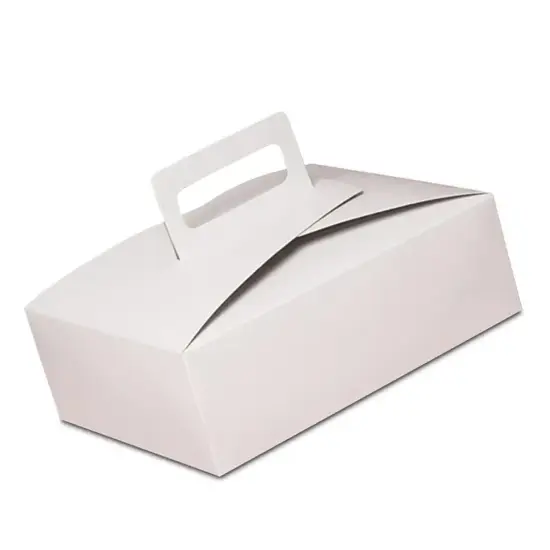 Reusable Flat Take Out Box with Handle 9" x 7" x 3" {3}
