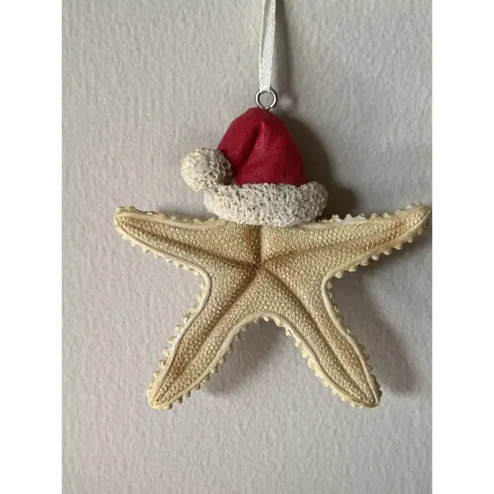 Kitcheniva Christmas Starfish Ornament Santa Hat Decor {3}