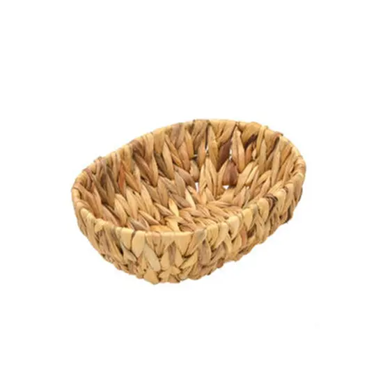 Oval Natural Rush Basket Tray 9" x 11.75" {4}