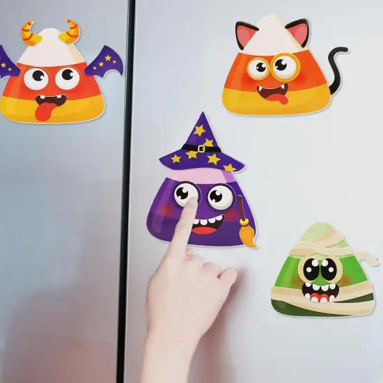 Halloween Crafts for Kids Candy Corn Magnet Foam {5}
