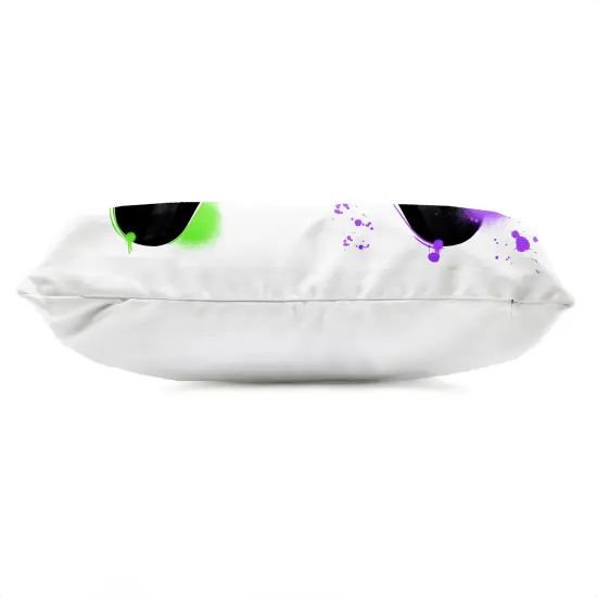 Stupell Industries Gamer with Paint Smear Outdoor Printed Pillow design by Marcus Prime, 14 x 7 x 20 {3}