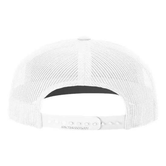 Richardson&reg; R Flex Adjustable Trucker Cap White {2}