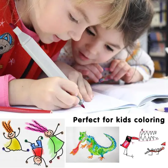 80 Colors Art Markers Pens Set with App {2}