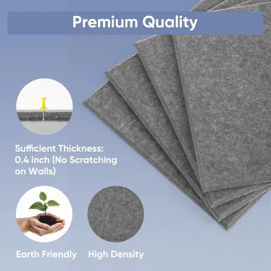 Large Cork Board for Wall 47"x35(Grey) {4}