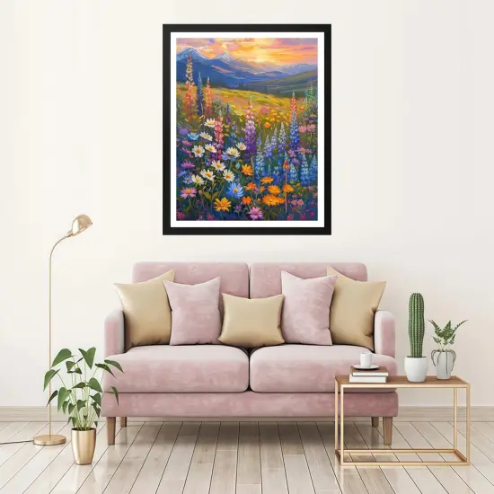 Blooming Wildflowers Paint by Numbers Kit - 16 X 20 Inches {3}