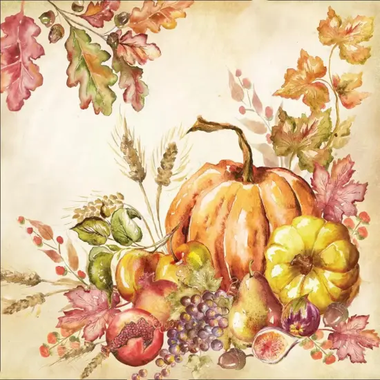Fall Pumpkin Paint by Numbers - 16X16 Inch {1}