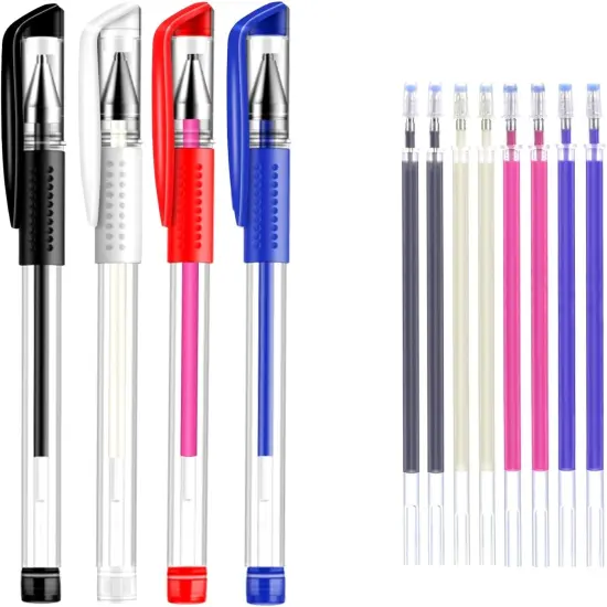 Heat Erase Pens (	Black, Blue, Red, White ) {2}