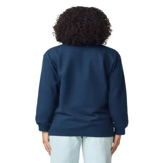 Gildan&reg; Unisex Softstyle Midweight 1/4 Zip Long Sleeve Sweatshirt Charcoal {7}