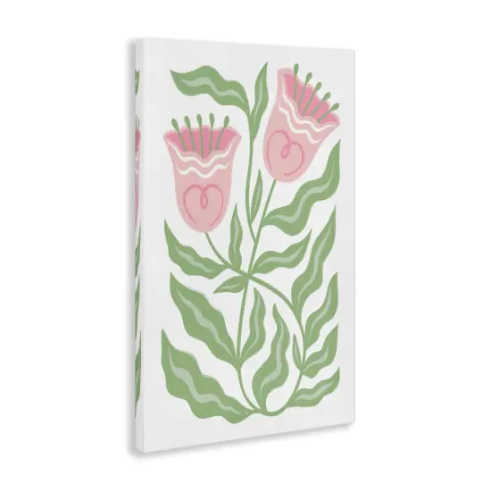 Stupell Industries Pink Tulip Twin Blossoms Canvas Design by Martina Pavlova {3}