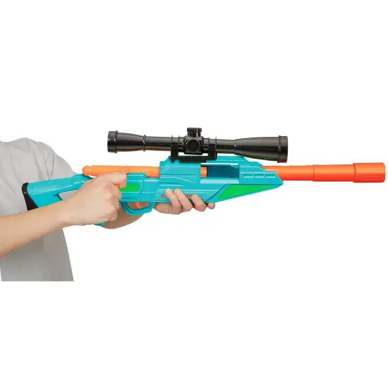 Carnivore Blaster Dart Gun W/ 4 Accu-Blast Darts & Scope,Ages 6+ {6}