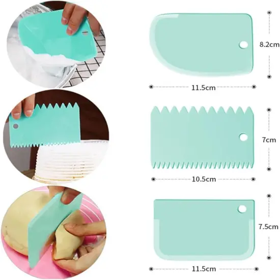 36 PCS Cake Decorating Supplies Kit 11 inch Cake Stand Turntable {4}