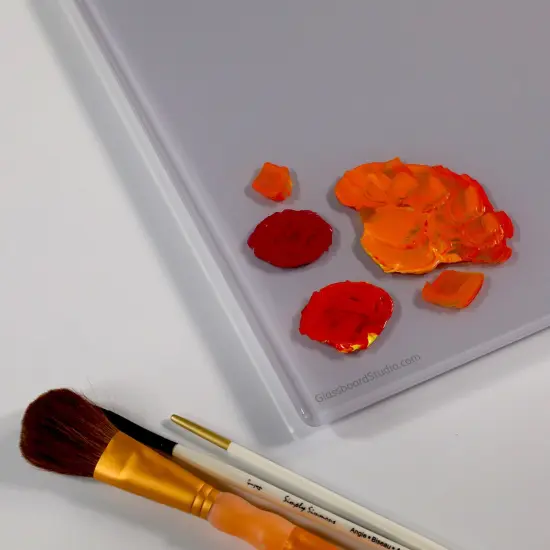 Magnetic Glass Paint Palette {6}