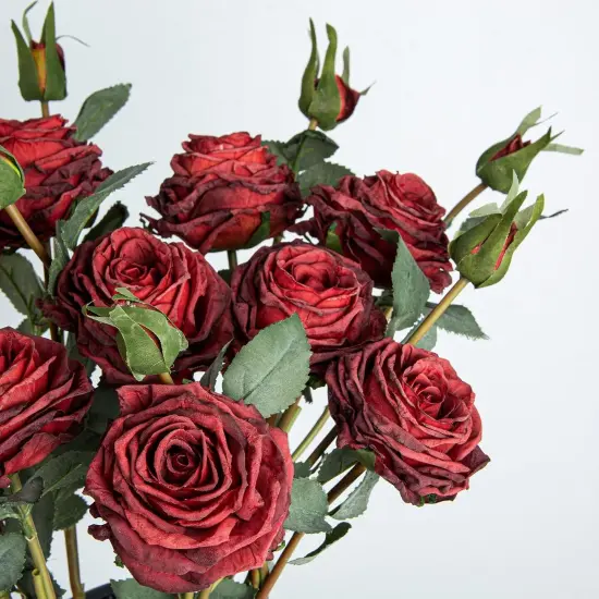 10Pcs Artificial Rose Flowers Floral Bouquets {5}