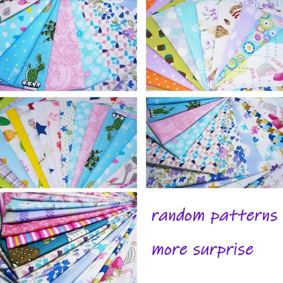 Quilting Fabric, 50pcs 12" x 12" (30cm x 30cm) Cotton Craft Fabric {3}