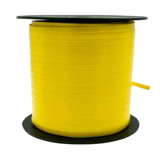 Curling Ribbon --- 3/16 in x 500 yards --- Yellow Color {1}