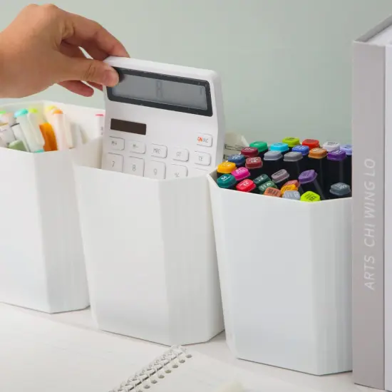 17 QT Plastic Storage Bins Clear Storage Box with Lids {4}