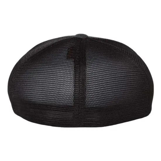 Flexfit&reg; Unipanel Trucker Cap Melange D Grey/Black {2}