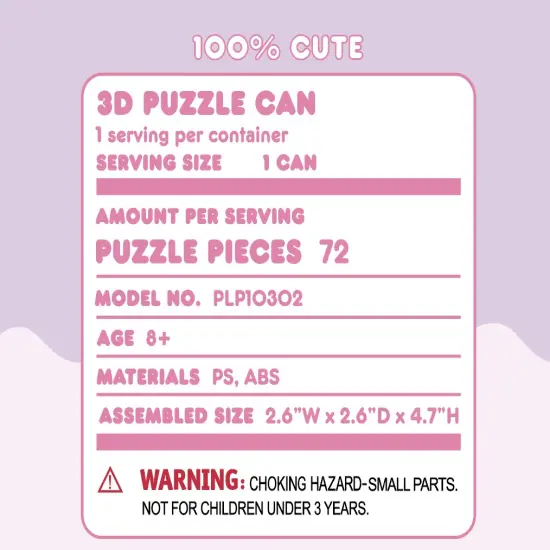 Hello Kitty® Soda Pop - 3D Jigsaw Puzzle {6}