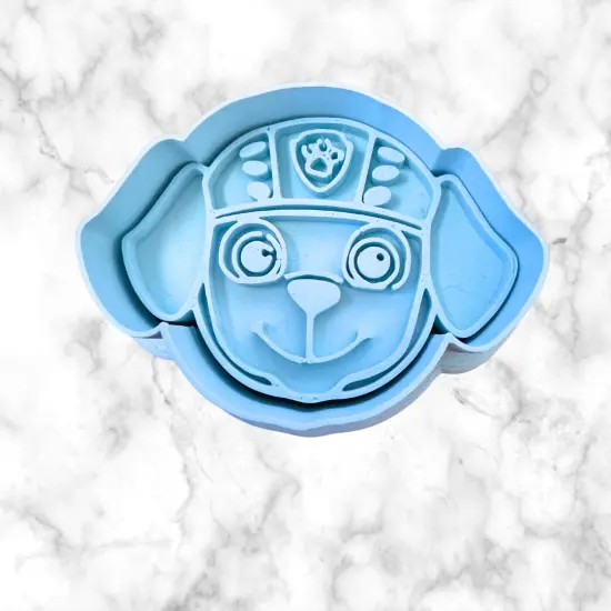 Dog Patrol face Cookie Cutter & Stamp 9 PCS Set and Individual {1}