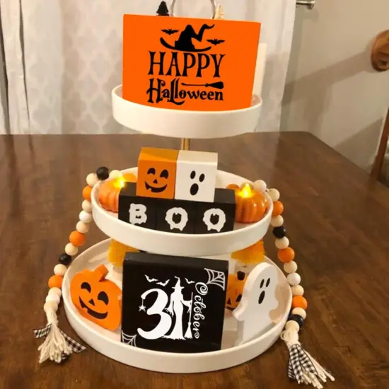 50 PCS Small Reusable Halloween Stencils(50pcs 3in halloween) {2}