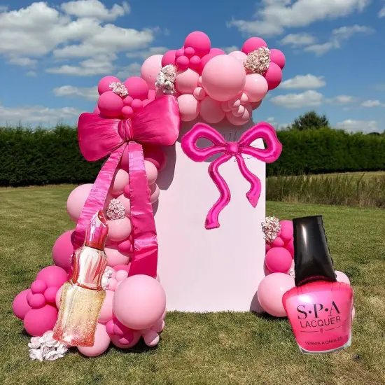 6Pcs Spa Party Decoration Balloons(pink) {5}