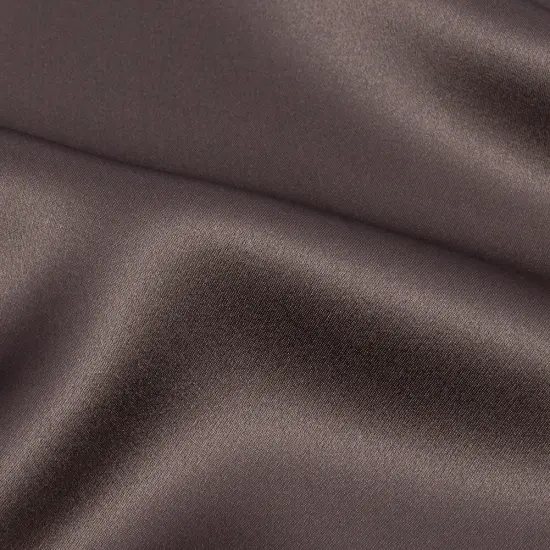 1 Yard Dark Silver Stretch Silk Charmeuse Smooth Elegant Solid Fabric for Gowns 40 inch Width {2}