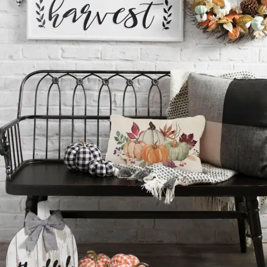 Autumn Lumbar Decorative Throw Pillow Case for Home Living Room Couch Decor {6}