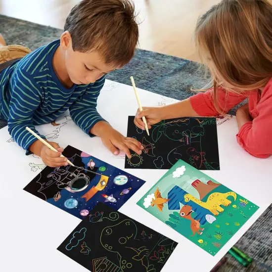 3 Set Scratch Paper Art {3}