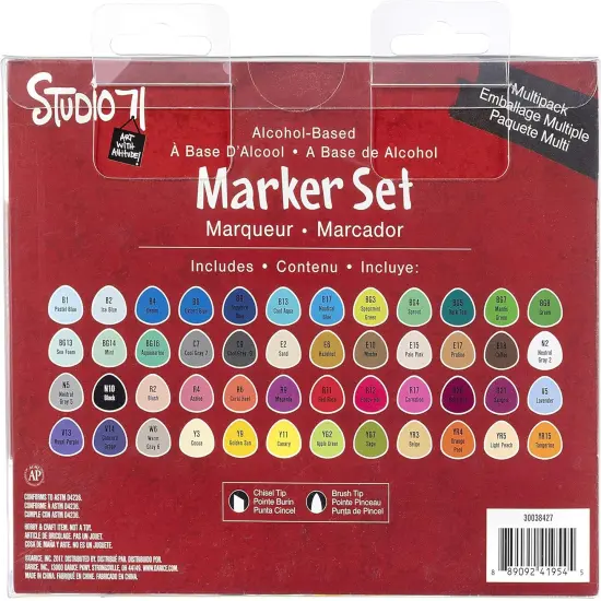 48 Pieces Alcohol-Based Marker Set {2}
