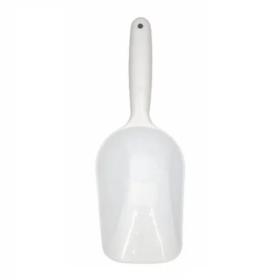 Handy Housewares Jumbo Plastic Scoop - 12" Large Food Scoop for Flour, Sugar, Cereal, Pet Food, Gardening {4}