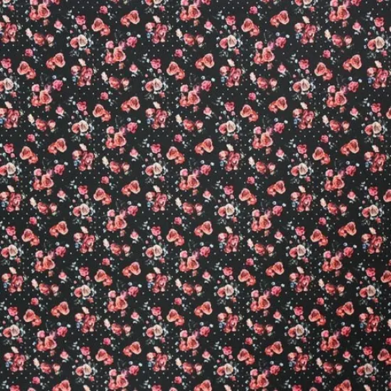 Rose Garden Elegant Printed Spandex Fabric {2}