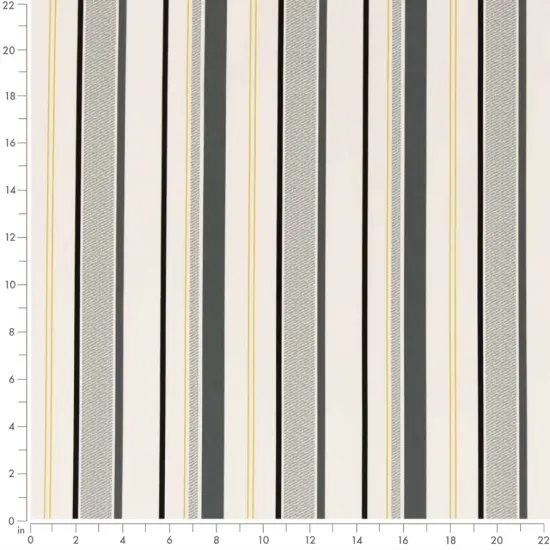 Platinum - Grey & Silver Stripe Upholstery Fabric 54 Inches" {4}