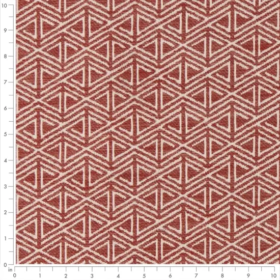 Upholstery Fabric - Red & Burgundy Abstract & Geometric,Small Scale Upholstery Fabric 54 Inches" {3}