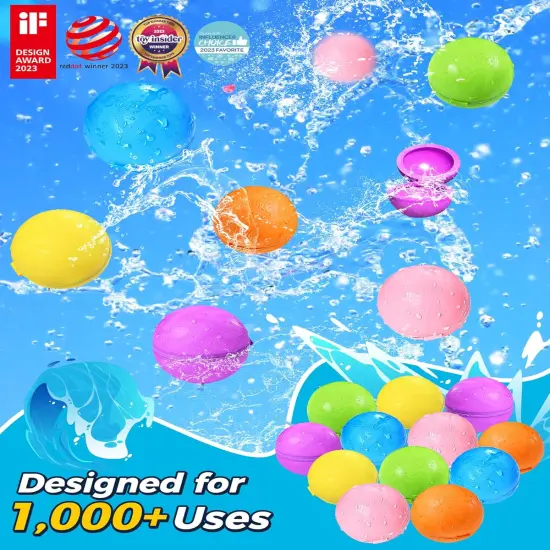 Summer Reusable Magnetic Water Balloon Toys (6-Pack) {2}