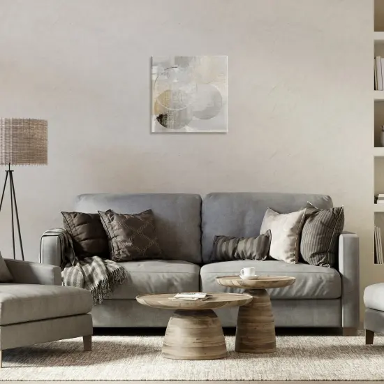 Stupell Industries Layered Circles in Neutrals Canvas By Susan Jill {2}