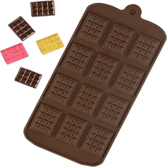 Silicone Chocolate Bar Mold Flexible Candy, Chocolate & Jelly Mold for DIY Treats {3}