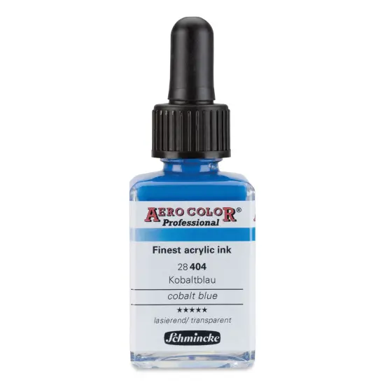 Schmincke Aero Color Professional Airbrush Color - 28 ml, Cobalt Blue {1}