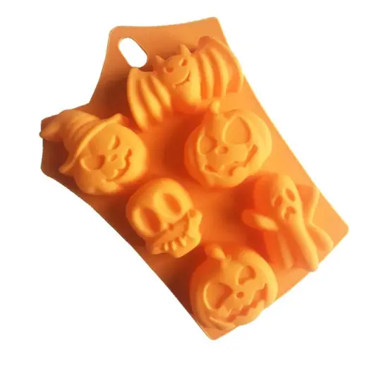 Halloween Silicone Mold Spooky Candy Chocolate, Jelly & Cake Pop Mold {1}