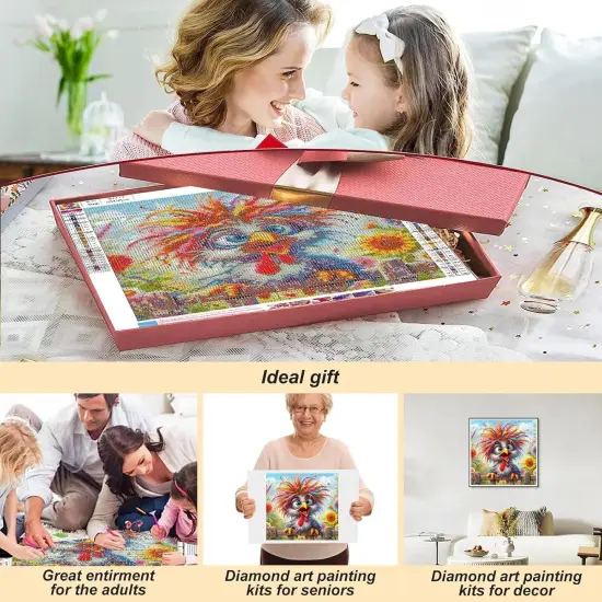 Chicken Diamond Art Kits for Adults {4}