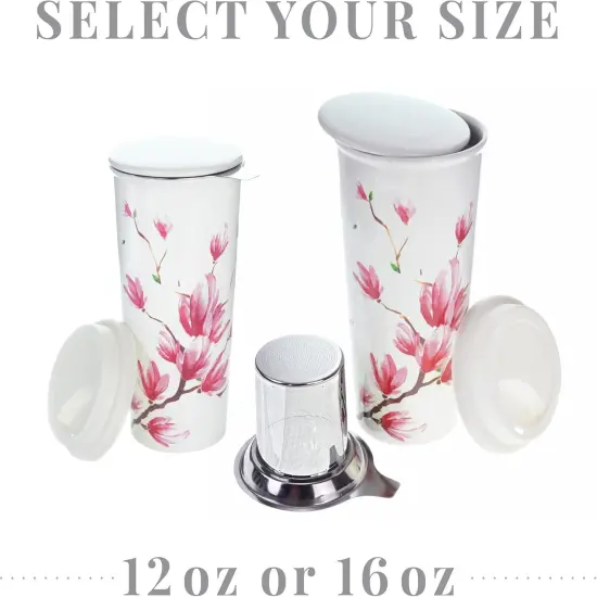 16oz Ceramic Travel Mug with Lid {5}