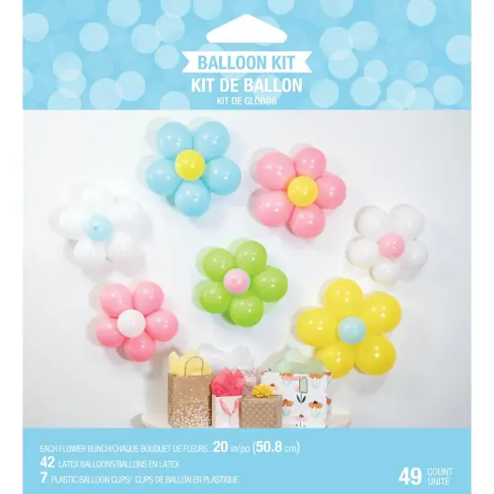 6 Kits/Case Bulk Flower Power Balloon Wall Decoration Kit {2}