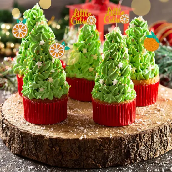 36 Pieces Little Cutie Glitter Cupcake Toppers {2}