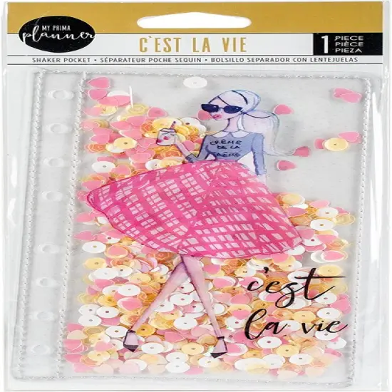 Josefina Planner Shaker Pocket - C'EST LA VIE plastic  {2}