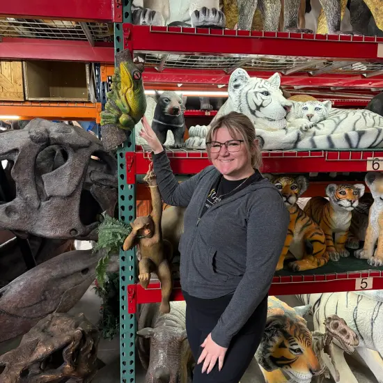 Small Tree Frog Life Size Statue {3}