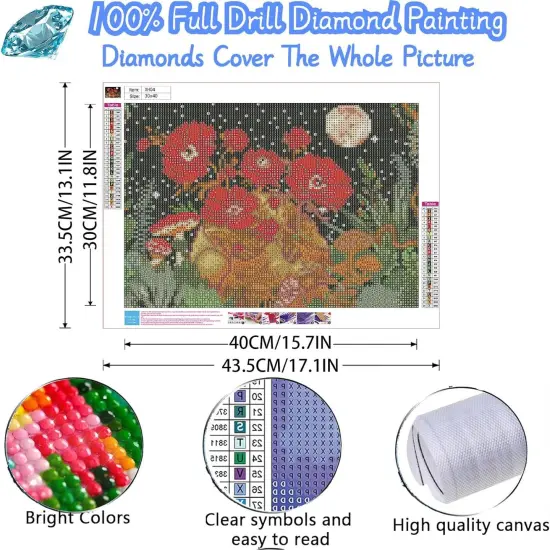 Flower Diamond Painting Kits for Adults-Flower Diamond Art Kits for Adults {3}