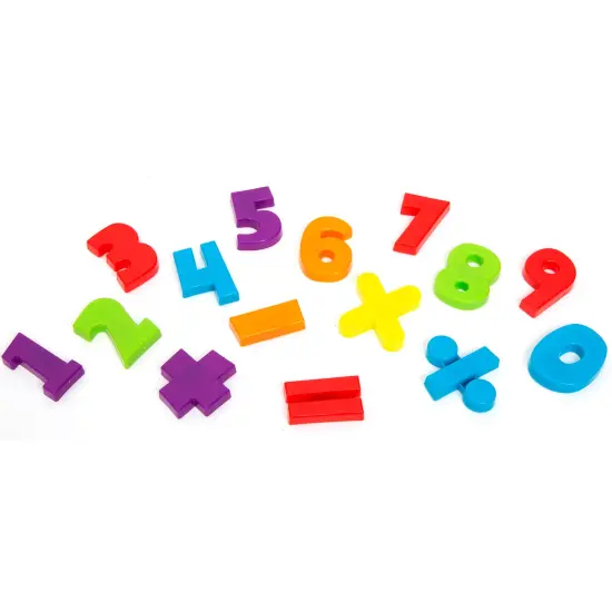 Boley: Magnetic Capital Letters & Numbers - 120pc Playset - Assorted Bright & Bold Magnet Colors, Travel Tube, ABC & Math Educational Toy, Kids Age 3+ {6}