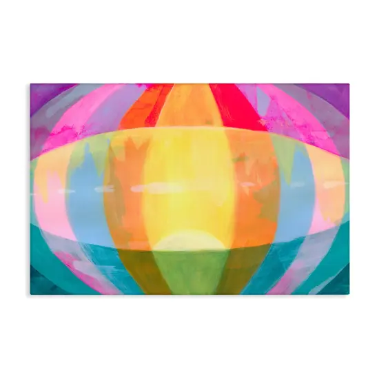 Stupell Industries Rounded Neon Flare Canvas, design by Grace Popp {1}