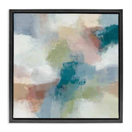 Stupell Industries Colourful Blended Hues Floating Frame, design by Hannah Dawson {1}