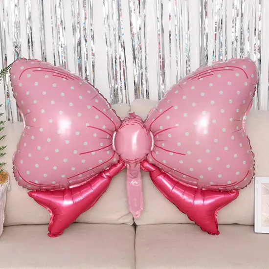 5 Pcs Bow Balloons (Pink) {2}